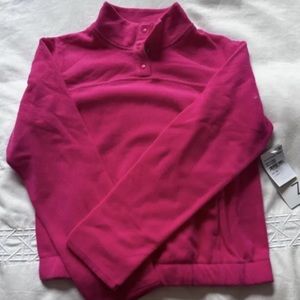 NWT- Zella- Pink Fleece Pullover Youth 14/16